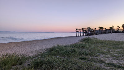 Der Paradise Beach am Abend