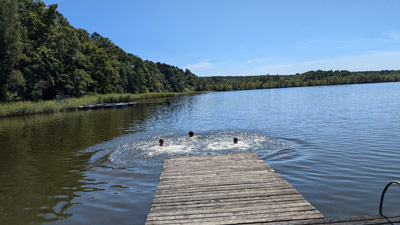 Schwimmen im großen Baalsee