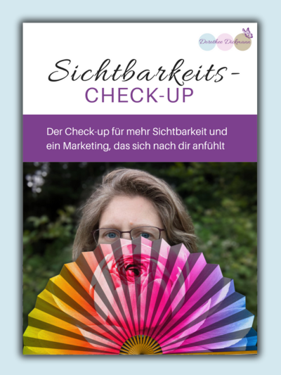 Flyer für den Sichtbarkeits-Check-up